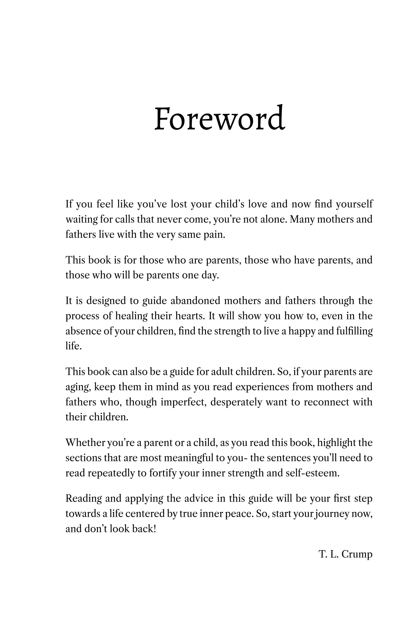 Foreword page from the book