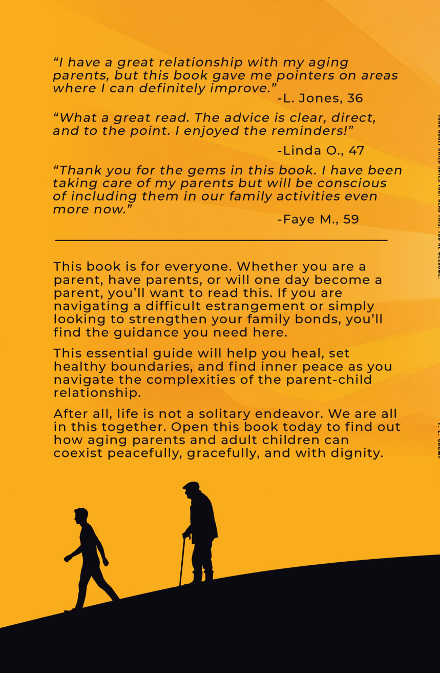 Back cover with reader testimonials and description